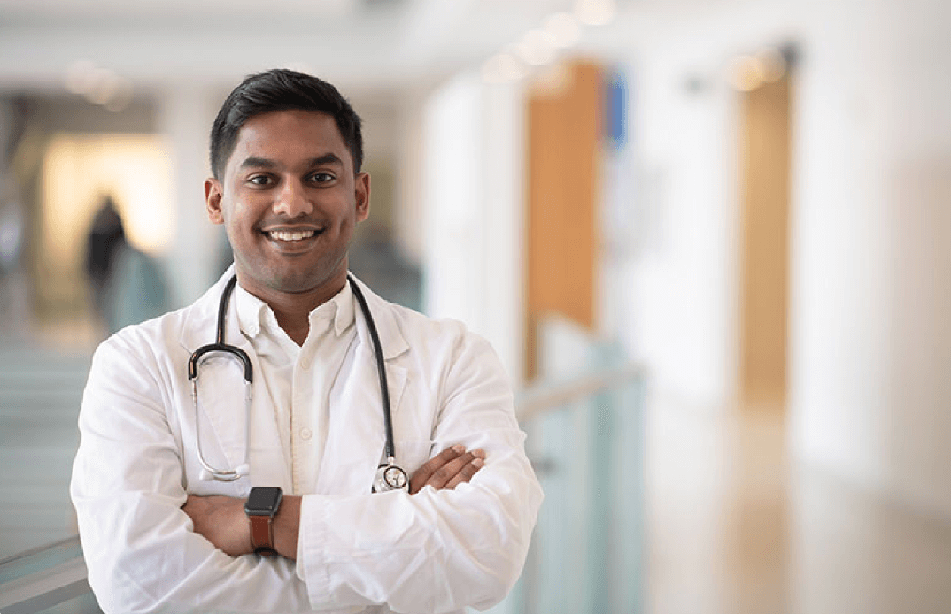 doctor smiling